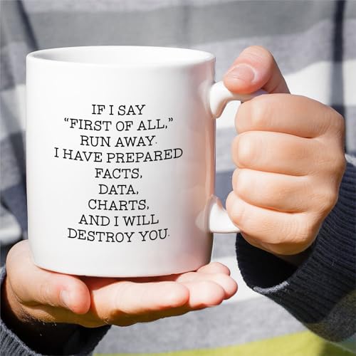 Funny Sarcastic Coworker Debate Team or | Ceramic Coffee Mug | 11 OZ