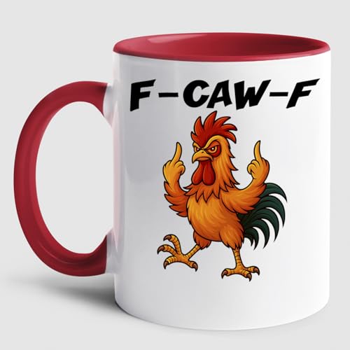Personalized Caw -F Pun Hidden Message | Customised Coffee Mug | 11 OZ