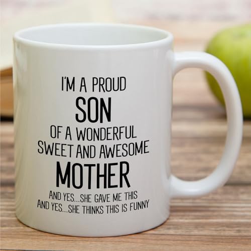 Funny Son Hilarious Sarcastic Gift for from | Ceramic Coffee Mug | 11 OZ