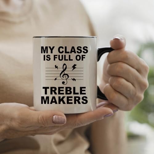 Funny Teacher Appreciation Gift for Music | Ceramic Coffee Mug | 11 OZ