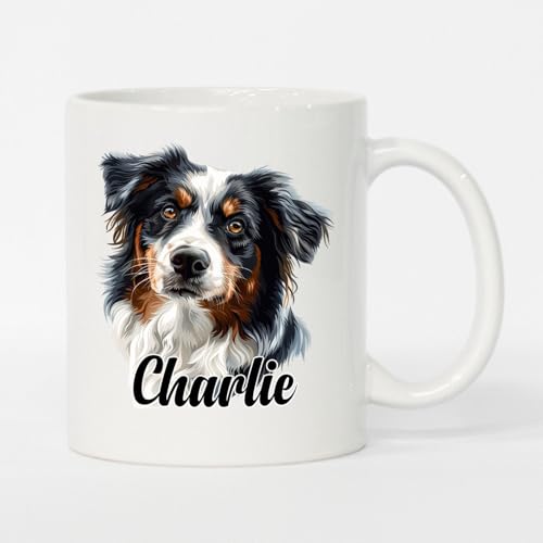 Personalized Australian Shepherd Gift For | Customised Coffee Mug | 11 OZ