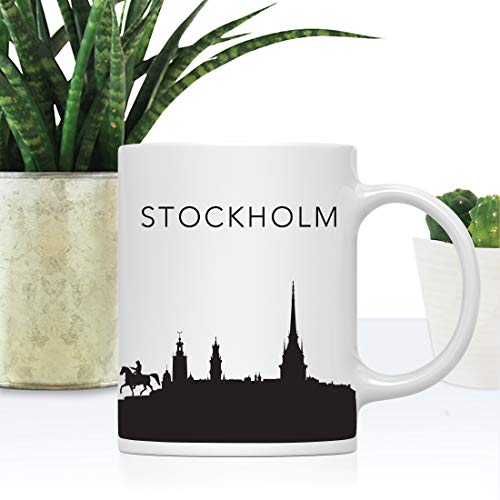 Tourist Travel Souvenir Gift Stockholm Sweden | Ceramic Coffee Mug | 11 OZ