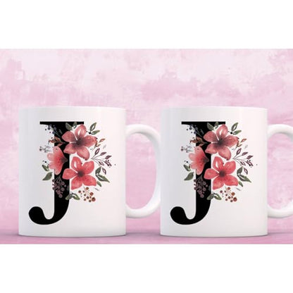 Personalized J Gifts Novelty Monogrammed | Customised Coffee Mug | 11 OZ