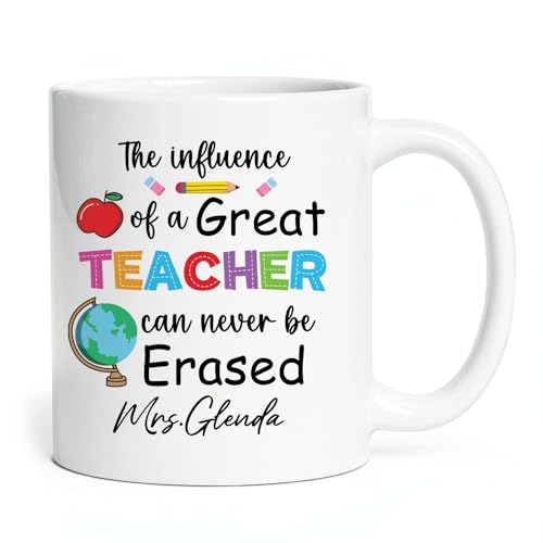 The Influence Of A Great Teacher Can Never | Customised Coffee Mug | 11 OZ