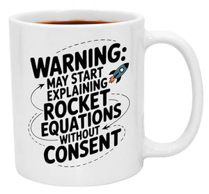 Aerospace Engineering Gifts Funny Rocket | Ceramic Coffee Mug | 11 OZ