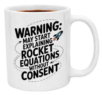 Aerospace Engineering Gifts Funny Rocket | Ceramic Coffee Mug | 11 OZ