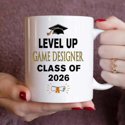 Class of 2026 Graduation Level Up Game | Ceramic Coffee Mug | 11 OZ