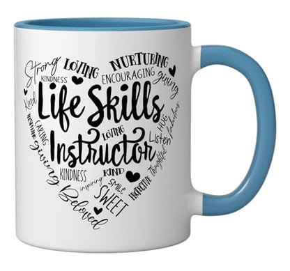 Matching Life Skills Instructor Teacher Crew | Ceramic Coffee Mug | 11 OZ