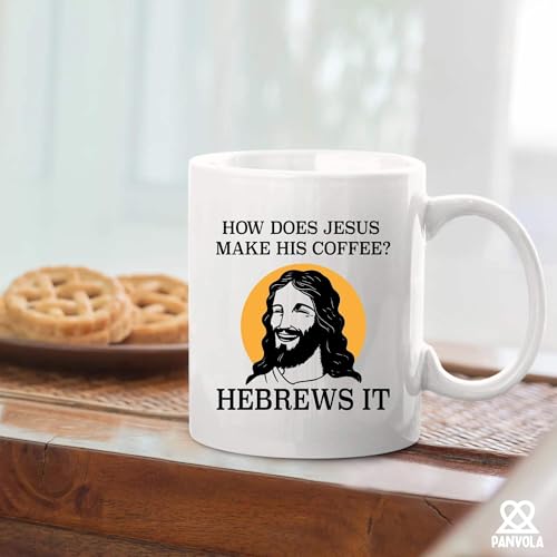 How Does Jesus Make His Hebrews it Funny | Ceramic Coffee Mug | 11 OZ