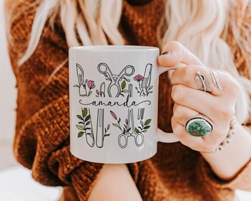 Personalized Surgical Tech with Name | Customised Coffee Mug | 11 OZ
