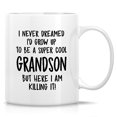 Funny Grandson Humor Sarcasm Sarcastic | Ceramic Coffee Mug | 11 OZ