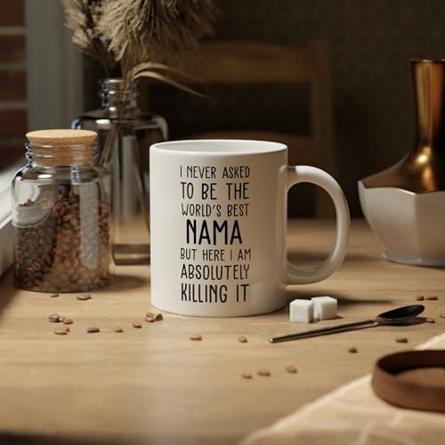 World s Best Nama Funny Gift Quote Ever | Ceramic Coffee Mug | 11 OZ