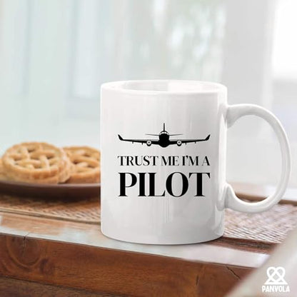 Trust Me I m A Pilot Funny Gifts Graduation | Ceramic Coffee Mug | 11 OZ