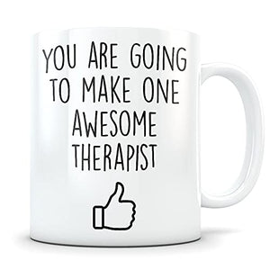 Therapy graduation gift graduates therapist | Ceramic Coffee Mug | 11 OZ
