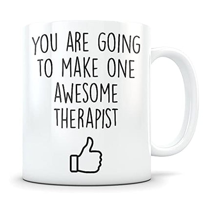 Therapy graduation gift graduates therapist | Ceramic Coffee Mug | 11 OZ
