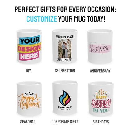 Personalized Custom Photo with Picture or | Customised Coffee Mug | 11 OZ