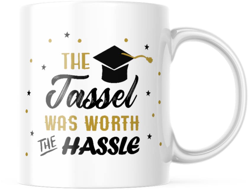 The Tassel Was Worth Hassle Class of 2022 | Ceramic Coffee Mug | 11 OZ