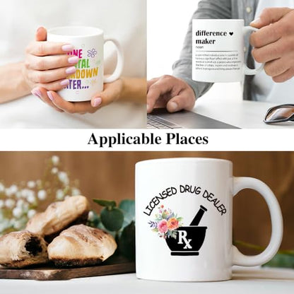 XQLZY Licensed Drug Distributor Pharmacist | Ceramic Coffee Mug | 11 OZ