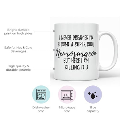 Neurosurgeon Funny Neurosurgery | Ceramic Coffee Mug | 11 OZ