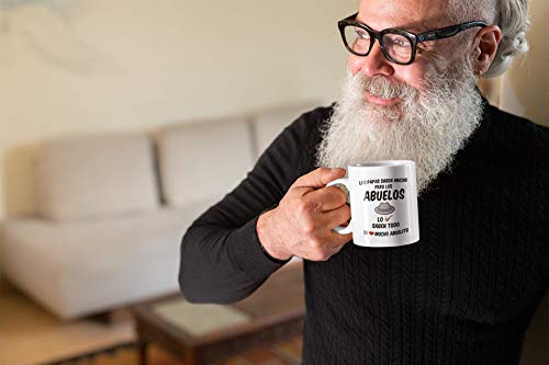 Regalos para el Mejor Abuelo del Mundo | Ceramic Coffee Mug | 11 OZ