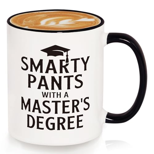 Petalsun Masters Degree Graduation Gifts Funny | Ceramic Coffee Mug | 11 OZ