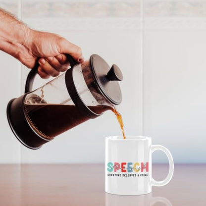 Speech Therapy Gifts Inspirational Therapist | Ceramic Coffee Mug | 11 OZ