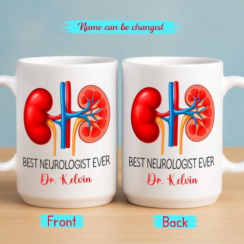 Personalized Name Gift For Nephrologist | Customised Coffee Mug | 11 OZ