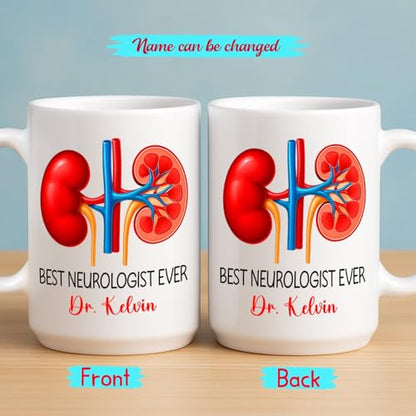 Personalized Name Gift For Nephrologist | Customised Coffee Mug | 11 OZ