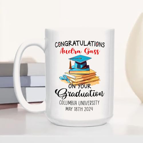 Personalized Graduation Congratulations On | Customised Coffee Mug | 11 OZ