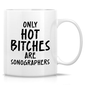 Funny Sonographer Humorous Sonography Gift for | Ceramic Coffee Mug | 11 OZ