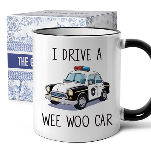 Funny Police Officer I Drive A Wee Woo Car | Ceramic Coffee Mug | 11 OZ