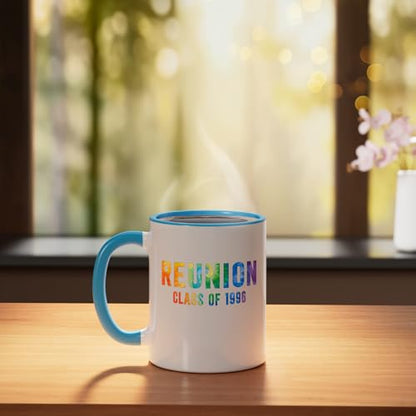 Tie Dye Class of 1996 Reunion 30th High School | Ceramic Coffee Mug | 11 OZ