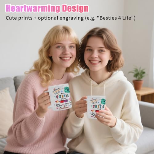 Best Friend Birthday Gifts For Women | Ceramic Coffee Mug | 11 OZ