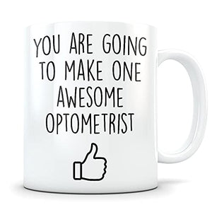 Optometrist graduation gift for men and women | Ceramic Coffee Mug | 11 OZ
