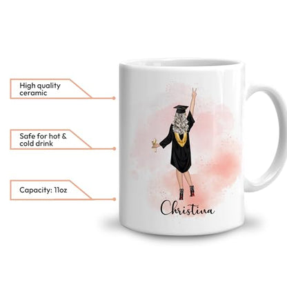 Personalized Graduation Customized Gift For | Customised Coffee Mug | 11 OZ