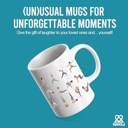 Yoga Pose Enthusiasts and Instructors Fitness | Ceramic Coffee Mug | 11 OZ