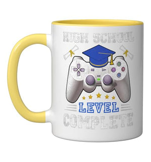 High School Level Complete Class Of 2026 Funny | Ceramic Coffee Mug | 11 OZ