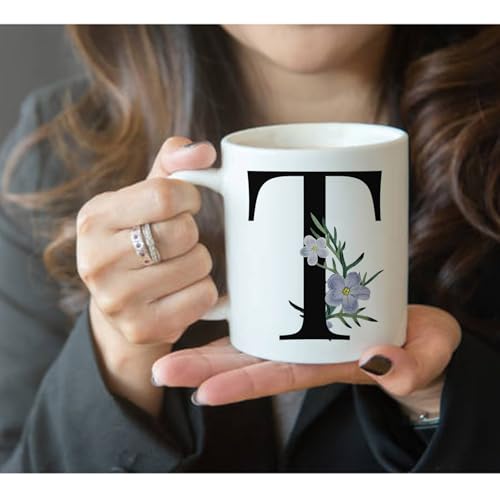 Personalized T Gifts Monogrammed Gift for | Customised Coffee Mug | 11 OZ