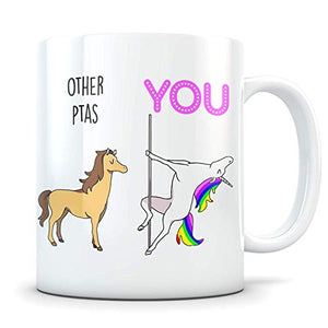 Funny PTA Gift Best Physical Therapist | Ceramic Coffee Mug | 11 OZ