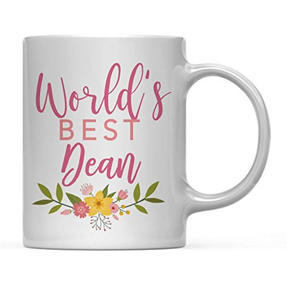 Teacher Gag Gift Floral Flowers Design Funny | Ceramic Coffee Mug | 11 OZ