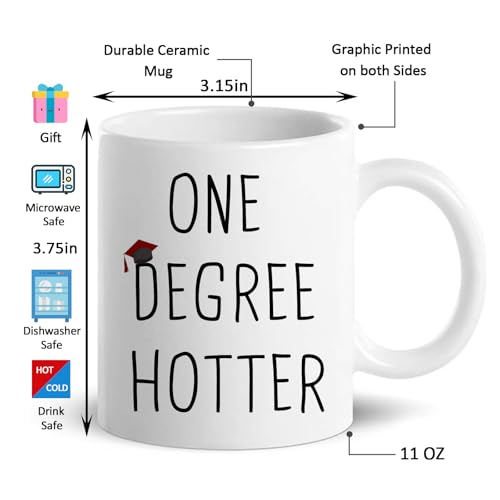 Choinn Graduation Gifts for Her Him Perfect | Ceramic Coffee Mug | 11 OZ