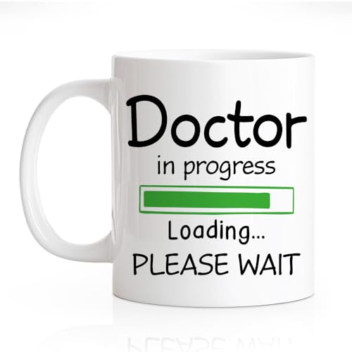 RZHV Doctor In Progress Loading Please Wait | Ceramic Coffee Mug | 11 OZ