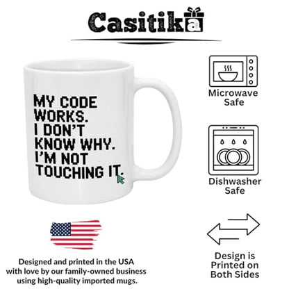 Computer Science Gifts Funny for Work Desk | Ceramic Coffee Mug | 11 OZ
