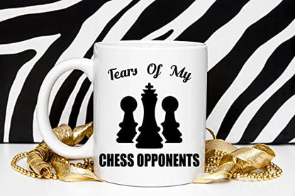 Chess Lovers Tears of My Opponents Gift for | Ceramic Coffee Mug | 11 OZ