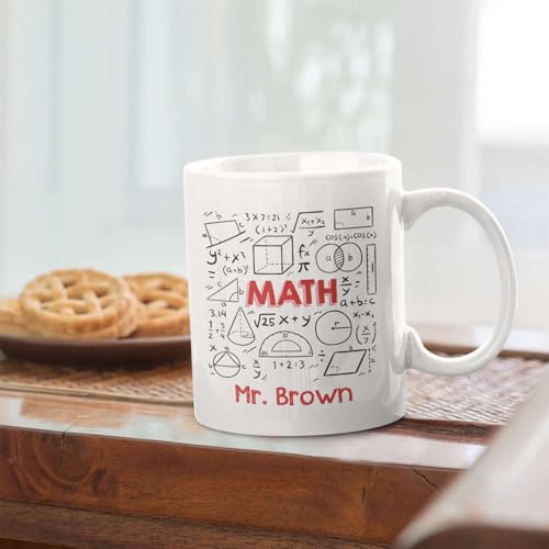 Personalized Math Formulas Custom Accent | Customised Coffee Mug | 11 OZ