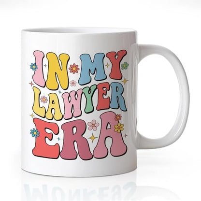 In My Lawyer Era Funny Theme for Law Student | Ceramic Coffee Mug | 11 OZ