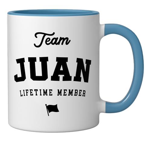 Team Juan Lifetime Member Funny Name | Ceramic Coffee Mug | 11 OZ