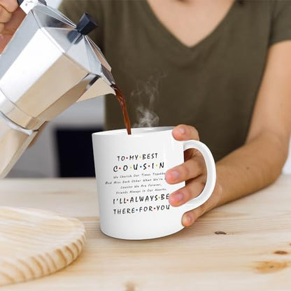 Best Cousin Perfect Gifts for Cousins on | Ceramic Coffee Mug | 11 OZ
