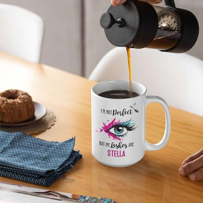 I m Not Great But My Lashes Are Unique | Customised Coffee Mug | 11 OZ