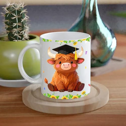 Custom Highland Cow Gift for Master | Customised Coffee Mug | 11 OZ
